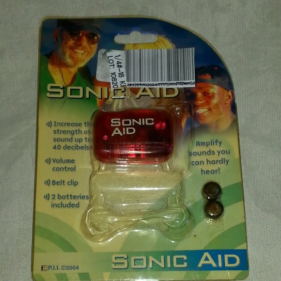 Vtg Mini Sonic Aid amplifier with volume control - Picture 1 of 2